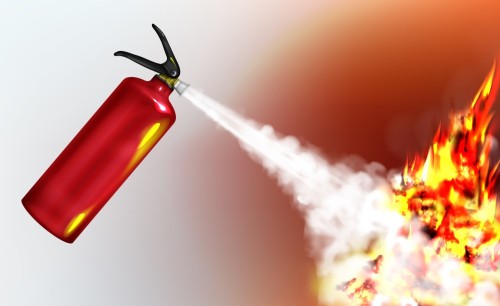 Manipulation extincteurs